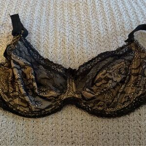 Fantasie Black Lace Underwire Bra Full Coverage